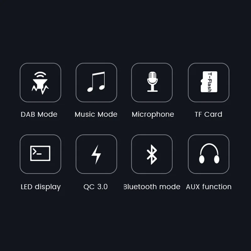 JaJaBor Car DAB цифровой fm передатчик Bluetooth автомобильный комплект громкой связи AUX