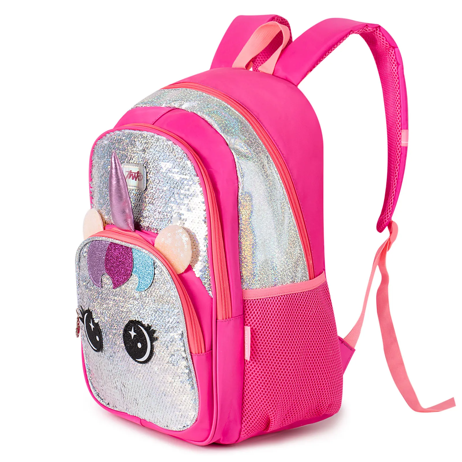 Glitter Sequins Unicorn School Backpack