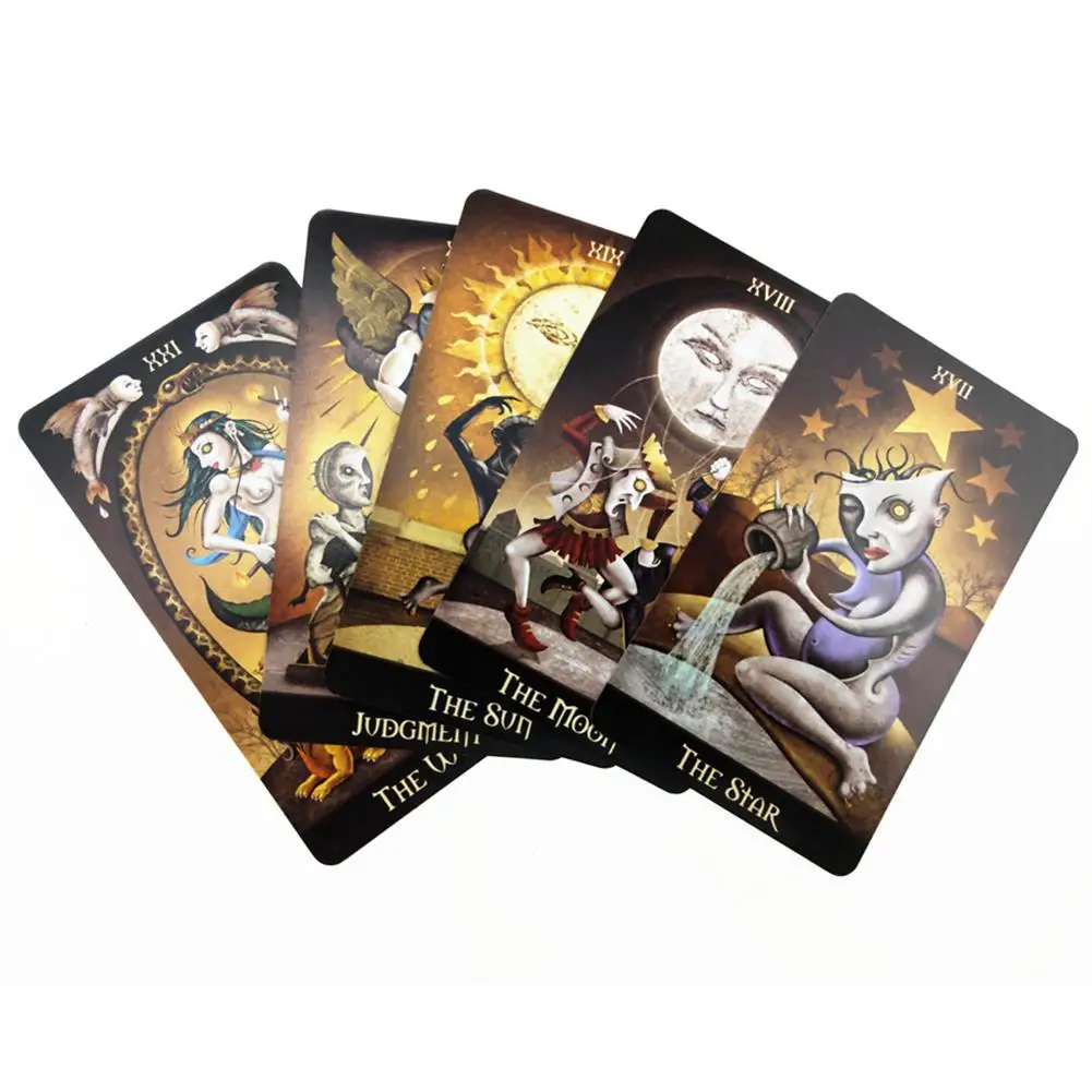 78 шт. английские настольные игры Deviant Moon Tarot карты Oracle карты для семьи вечерние карточный стол колода игра развлечения