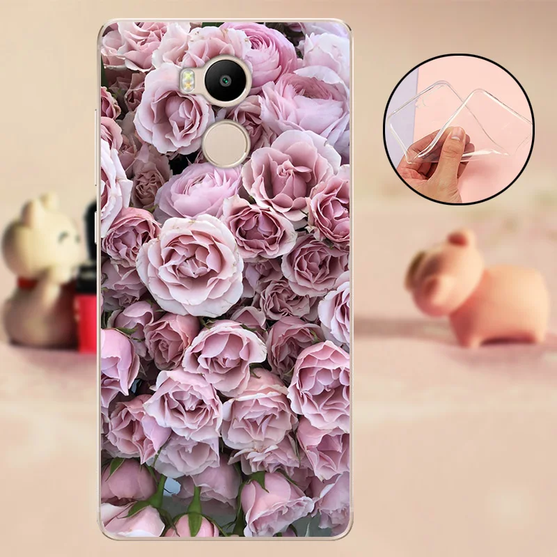 CROWNPRO чехол для телефона для Xiaomi Redmi 4 PRO 32GB Fundas Мягкий силиконовый чехол 5," для Xiaomi Redmi 4 PRO Prime TPU задняя защита - Цвет: SYDSM