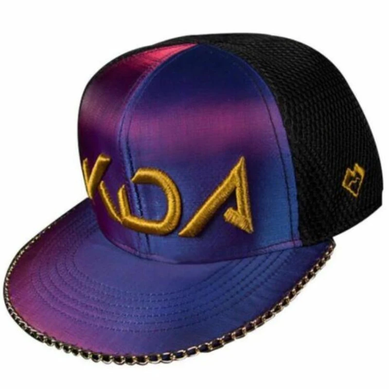 Akali Hat AKL KDA Кепка s для косплея реквизит хип-хоп бейсболка Snapback
