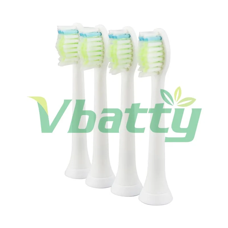 4 шт./упак. Vbatty P-HX6044 детей Замена зубная щетка Headsfor Philips Sonicare детская HX6311 HX6032 HX6033 HX6034 HX6431