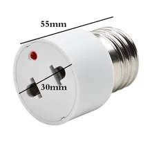 E27 US/EU Plug Connector Accessories Bulb Holder Lighting Fixture Bulb Base Screw Light Socket Conversion For Light