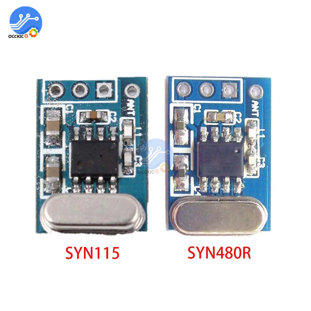 SYN480R SYN115 433 МГц беспроводной передатчик приемник плата ASK/OOK чип PCB для