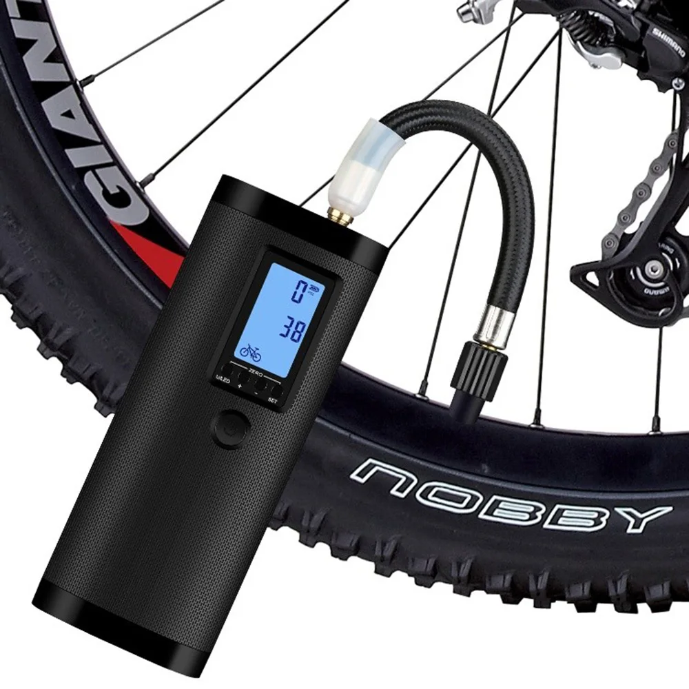 Portable Mini Cycling Bike Pump Bicycle Tyre Inflator Ball Pump With Mount US ca