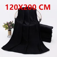 120X200 cm microfiber bath towel,quick-drying, super soft,absorbent large bath towel,body bathroom,sports travel,outdoor (black) 1
