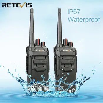 

RETEVIS RT648 IP67 Waterproof Walkie Talkie 2pcs Floating PMR Walkie-Talkie VOX Radio Stations Portable UHF Station USB Charging
