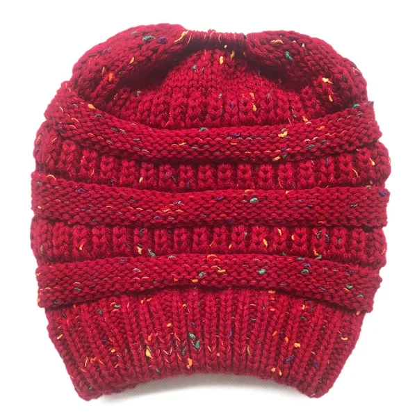 New Headwear Knitted Crochet Headband Turban Winter Ear Warmer Headwrap Elastic Hair Band for Women's Wide Hair Accessories - Цвет: red without tag