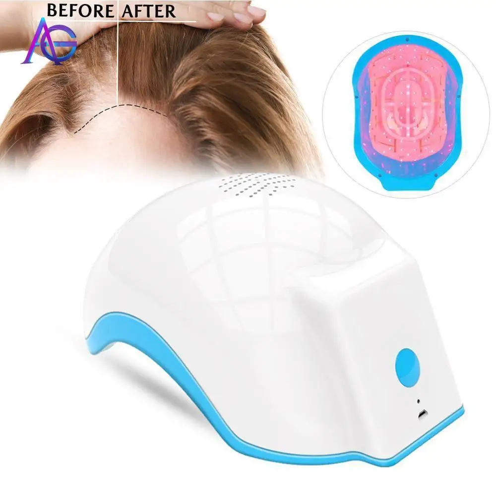  New Portable LED Anti-hair loss Hair growth HELMET - 4000120201039