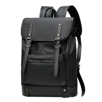 

Fashion Trend Water Resistant Vintage Backpack Preppy Style Unisex Waterproof Rucksack College School Bag Laptop Backpack Black