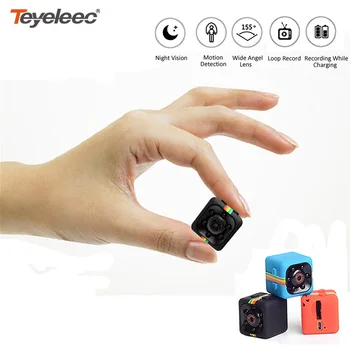 

Teyeleec SQ11 HD Mini Camera IP Small Cam 1080P Sensor Night Vision Camcorder Micro video Camera DV Motion Recorder Camcorder