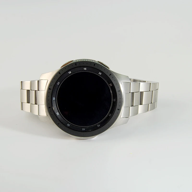 Samsung watch 22 ремешок для часов, мм из нержавеющей стали Galaxy Watch 46 мм SM-R800 gear S3 сменный ремешок браслет на запястье
