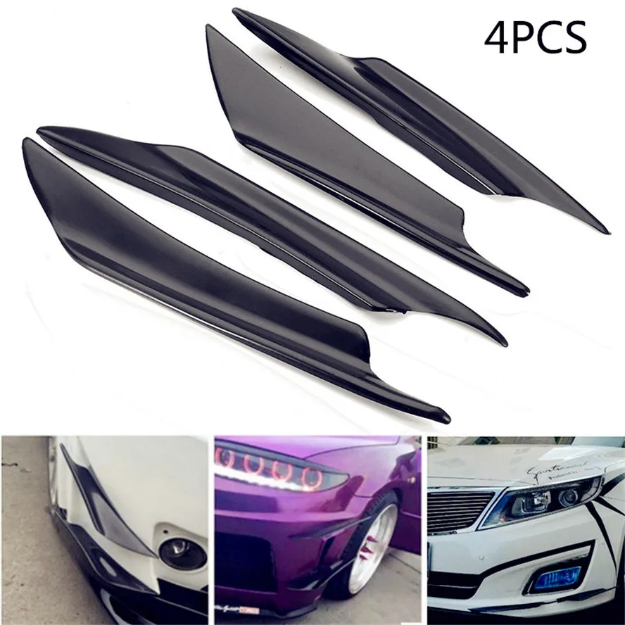 Автомобильный бампер для губ Splitter Fin Canard крыло спойлер для Lexus IS350 GS430 RX400h RX330 IS250 ES330 LF-A IS-F lf-xh UX RC ES