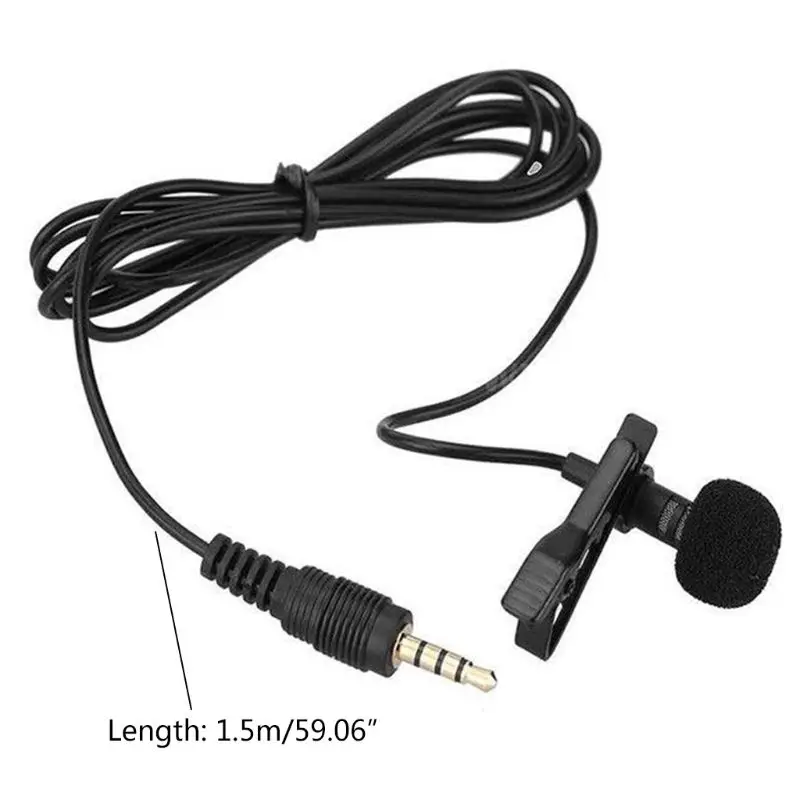 Portable External 3.5mm Hands-Free Wired Lapel