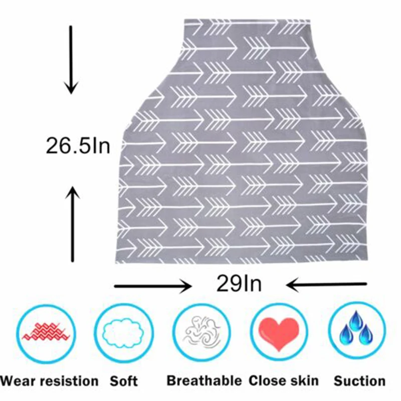 Stretchy Newborn Infant Nursing Cover Multi-Use Baby Car Seat Canopy Cart Cover