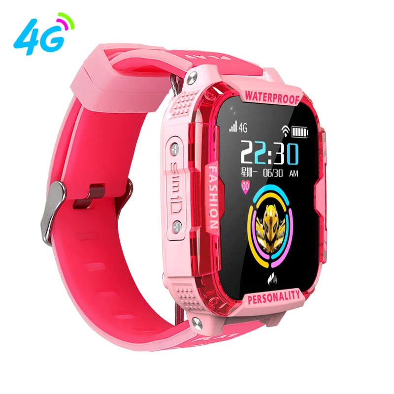 Permalink to Smart GPS kids 4G Watch Children Location Bracelet IP68 Video Chat Touch Screen LBS WIFI SOS SIM Child Watch Baby Phone Watches