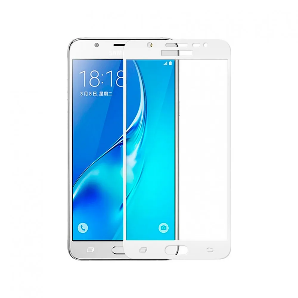 Защитное стекло Dismac для Galaxy J3 2017 Silk Screen Glass - White | Мобильные телефоны и аксессуары