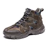 ONEMIX Men Hiking Shoes High Top Waterproof Leather Lightweight Outdoor Climbing Fishing Trekking Shoes Military Tactical Boots ► Photo 2/6