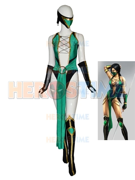 Mortal Kombat Jeannette супергерой косплей костюм лайкра Хэллоуин сексуальный zentai боди для женщин девочек