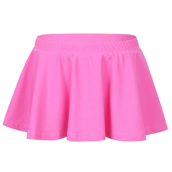 

Kids Girls Quick Dry Soft Elastic Waistband Swimming Bottom Bikini Skort UPF50+ Swim Skirt Rashguard Mini Skirts
