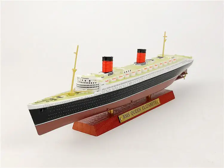 RMS QUEEN ELIZABETH 1/1250 литая модель корабль Атлас