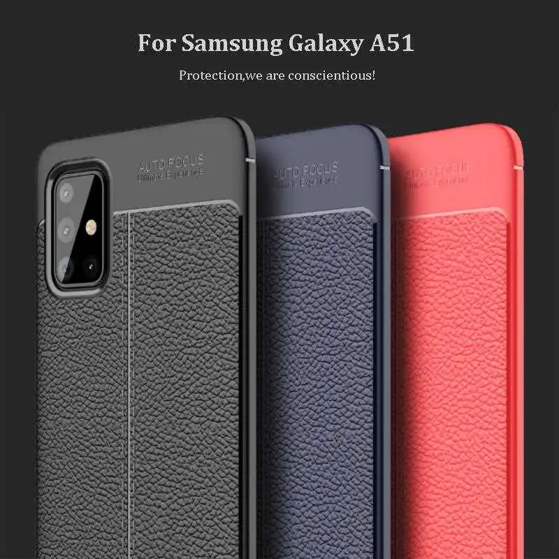 Противоударный мягкий чехол Mokoemi с рисунком личи 6 5 &quotдля samsung Galaxy A51 для телефона