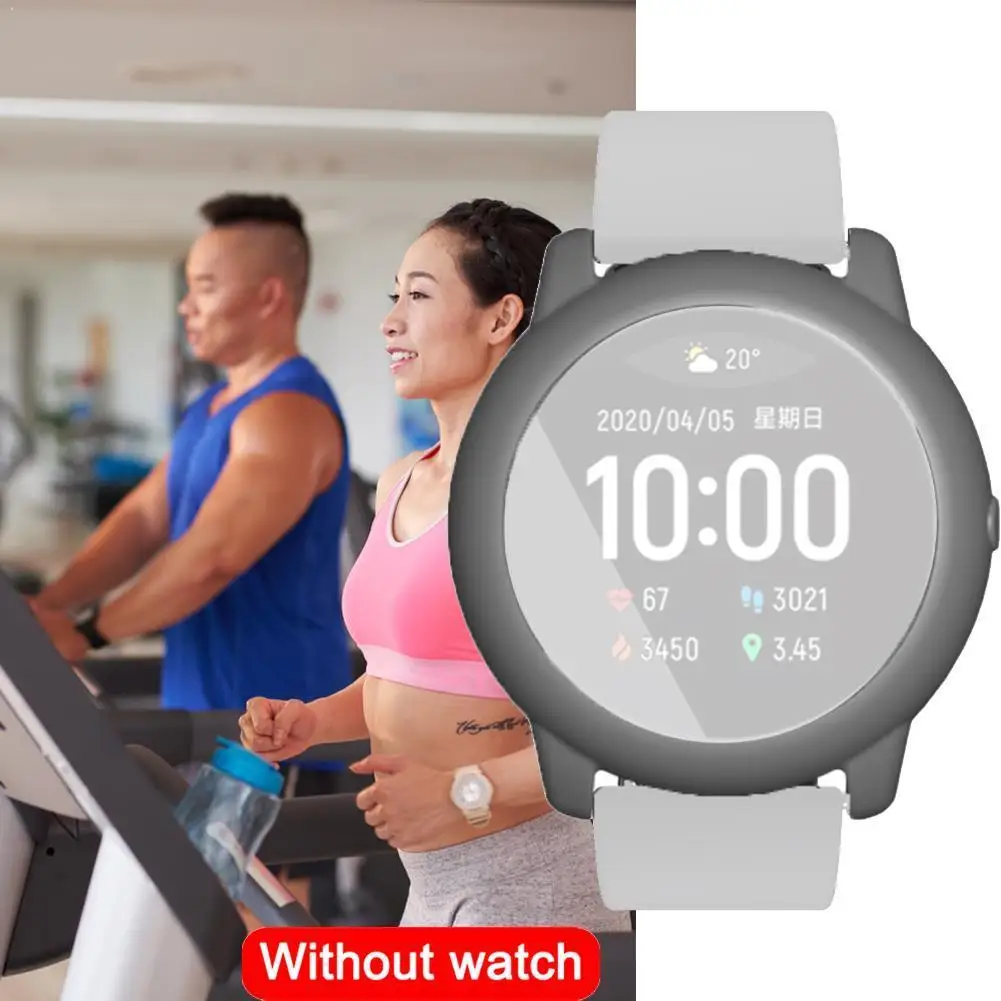 

2020 New Smart Watch TPU Silicone Protector Frame Soft Solar Shell For Xiaomi Haylou Protect Bracelet M0O8