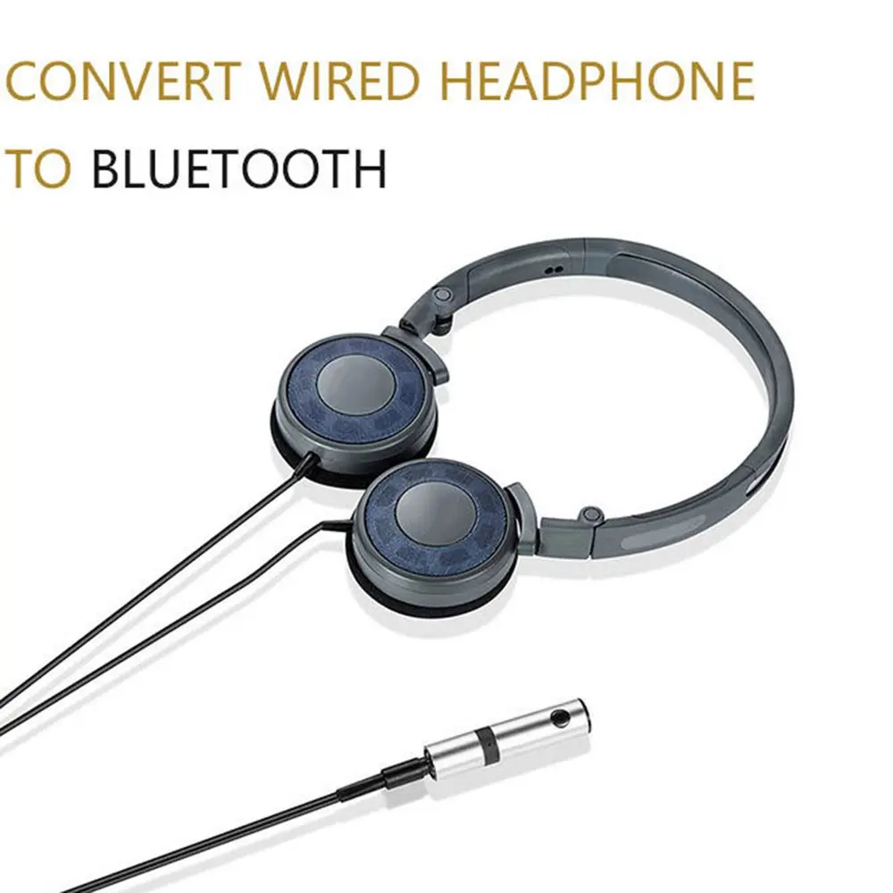 Bluetooth приемник 3,5 мм разъем беспроводной автомобильный аудио Музыка адаптер с микрофон Aux кабель для динамика наушников ПК