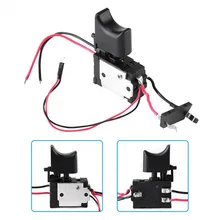 

DC7.2-24V Electric Drill Switch Cordless Drill Speed Control Button Trigger W/Small Light Power Tool Parts For Bosch Makita