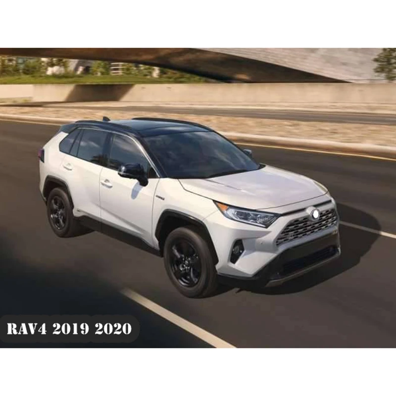 4 шт. для Toyota RAV4 RAV 4 ABS хромированные задние фары, лампы, крышки, рамка, отделка автомобиля, качественный стиль, блестки