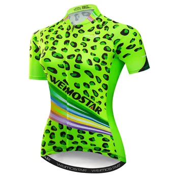 

2020 Cycling Jersey Women Bike Top MTB mountain Ropa Maillot Ciclismo road Racing Bicycle Shirt riding blouse short sleeve green