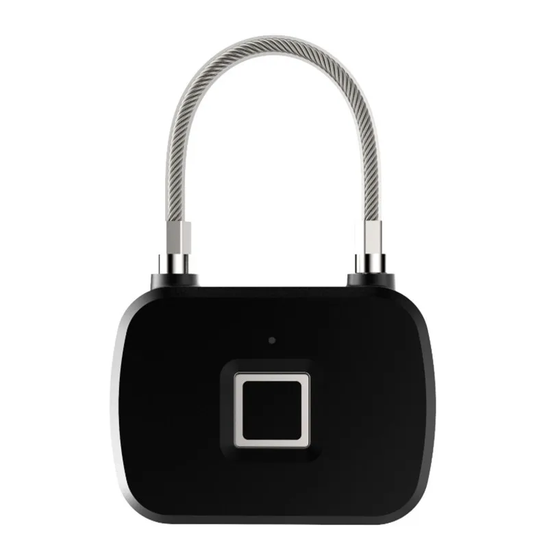 

Portable new electronic small lock smart fingerprint padlock anti-theft door lock padlock satchel luggage lock