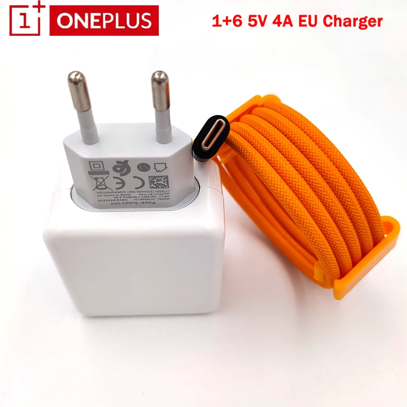Чехол из ПВХ для Oneplus 6T USB тире ЕС Зарядное устройство Dash быстрого настенного