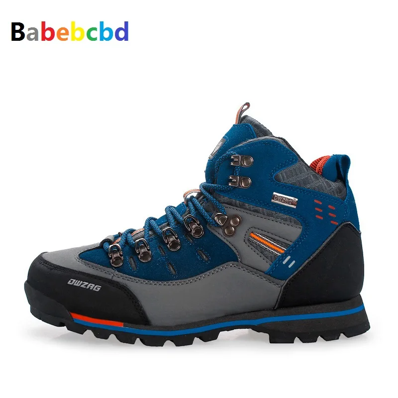 

Men Hiking Shoes Waterproof Leather Shoes Climbing & Fishing Shoes New Popular Outdoor Shoes Men High Top Winter Boots.