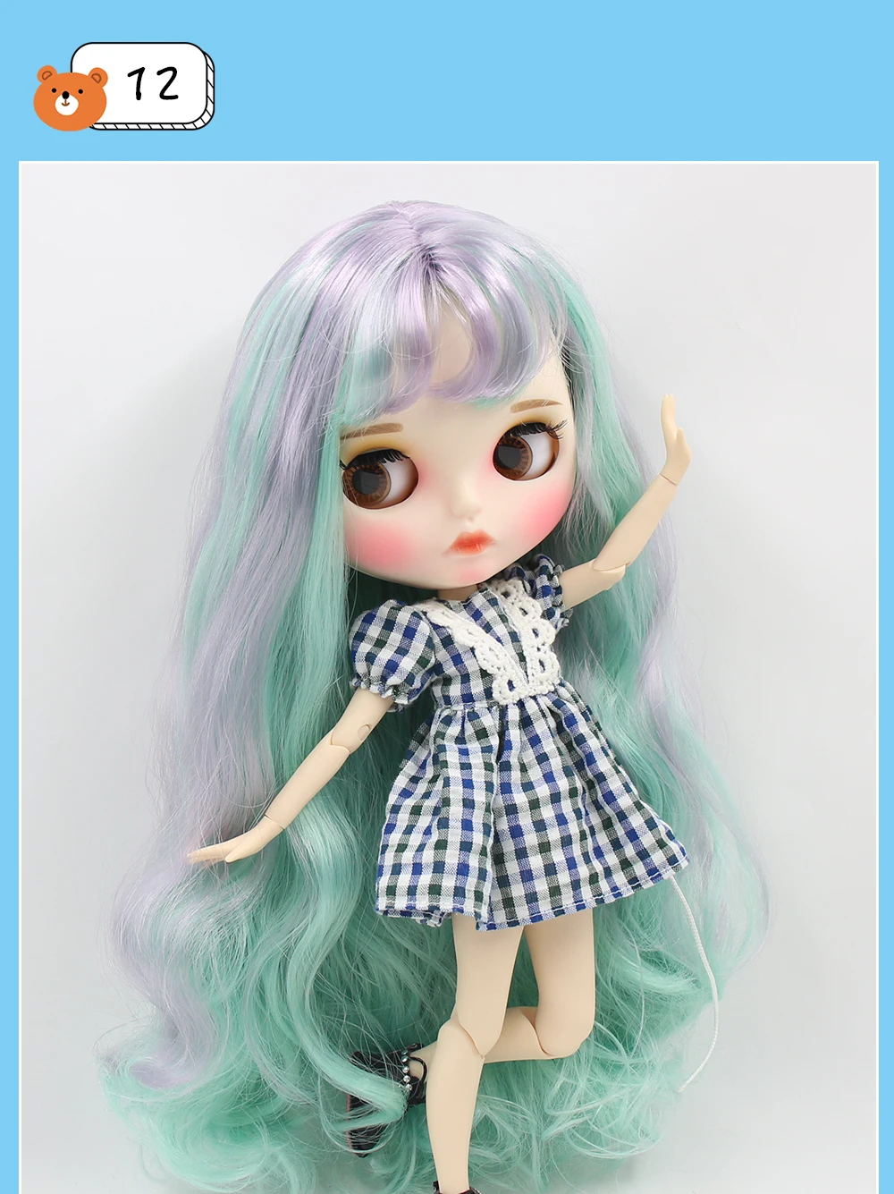 د بيمې Custom Neo Blythe ګولۍ د بشپړ پوښاک سره 27 کومبو اختیارونه 23