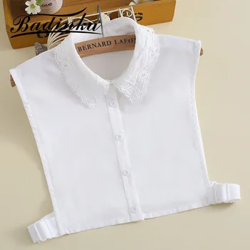 

2020 New White Lace Fake Collar Shirt Blouse Faux Col Femme Ladies Removable Detachable Collars for Women Nep Kraagje Dames