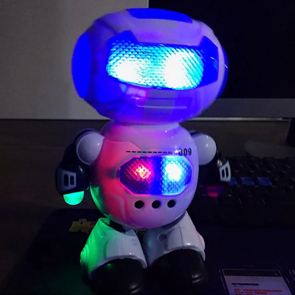 Toys for Children Dance and Music Robot Action Children's Electric Toys Hyun Dance Robot Rotating Light Music