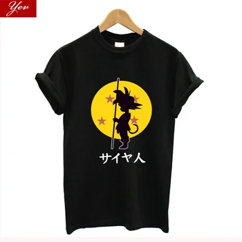 

Dragon Ball son goku TShirt women Summer women t-shirt Cotton multi color Z Beerus female T Shirt Japanese Cartoon Anime Top Tee