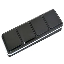 Пустая однотонная цветная коробка, чехол, жестяная цветная банка, коробка для 24 цветов, коробка для рисования художника, палитра, принадлежности для рисования