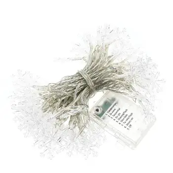 

1Pc String Light Portable Fashion Festive Snowflake LED String Decor String Light String Lamp for Christmas Party Home