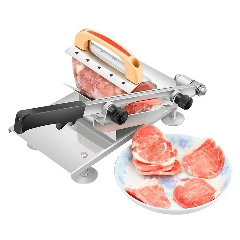 Meat slicing machine Alloy+Stainless steel Household Manual Thickness adjustable meat and vegetables slicer | Бытовая техника