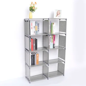 

1pc Storage Rack Beautiful Practical Book Storage Rack Library Bookshelf for Sundries Ornaments
