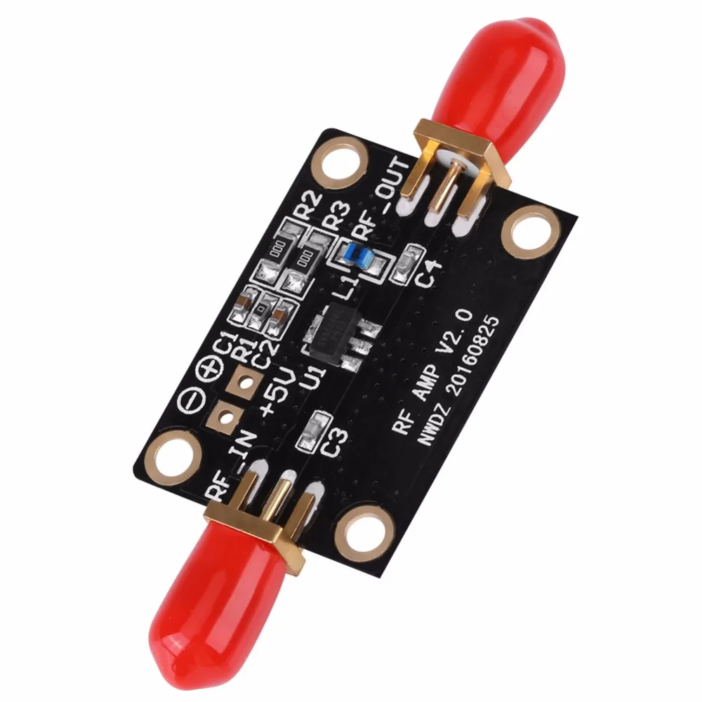 Ультра-низкий уровень шума усилитель LNA 20DB 0,05-6 GHz высокопроизводительный усилитель RF FM HF VHF/UHF Ham радио