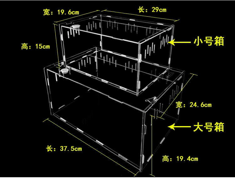 Reptile Tank Insect Spiders Tortoise Lizard Acrylic Transparent Breeding Box Vivarium Lid Reptile Pet Product Terrarium 2020 New Reptile Tank Insect Spiders Tortoise Lizard Acrylic Transparent Breeding Box Vivarium Lid Reptile Pet Product Terrarium 2020 New