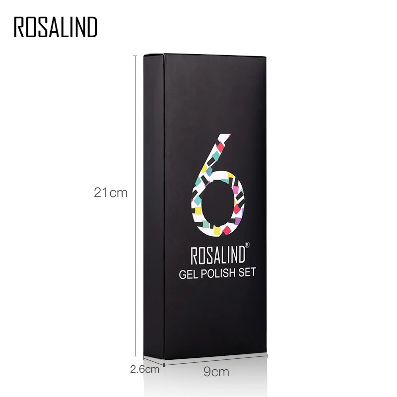 ROSALIND Crackle Gel Set Nail Polish Air Dry Gel Varnishes All For Manicure Soak Off Semi PermanentNail Art Need Base Top Coat