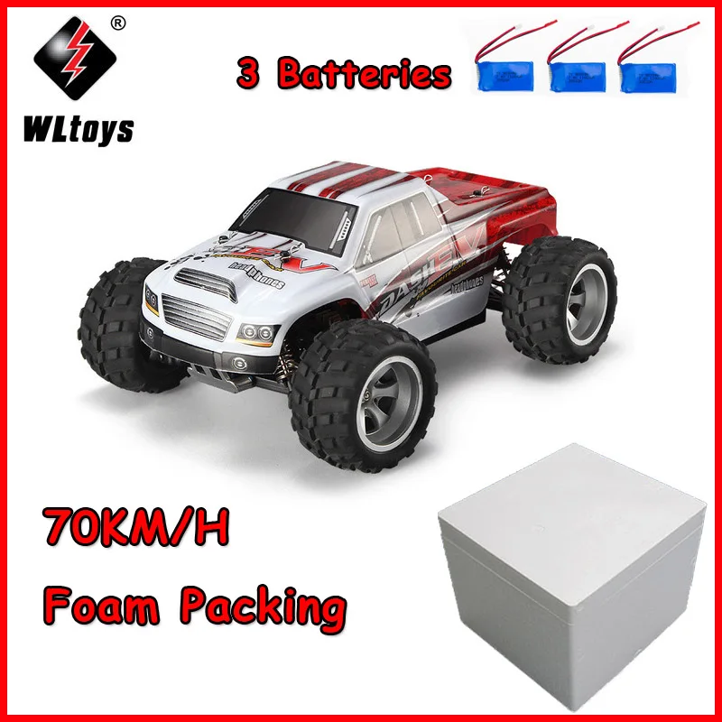 WLtoys 70 км/ч радиоуправляемая модель автомобиля 2 4 ГГц 1/18 масштаб