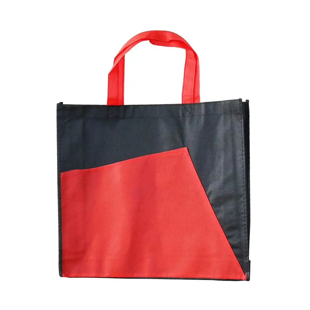 Non Woven Fabric Reusable Shopping Bags Eco Friendly Foldable Storage