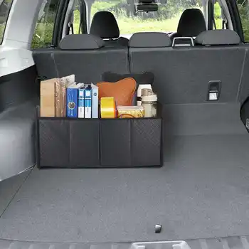 

Foldable Car Organizer Expandable Large Capacity Portable Cargo Auto Trunk Storage Containers for SUV Vehicle Truck Home Office