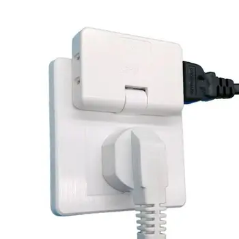 

Rotatable Socket Converter 3Pcs 180 Degree Rotating One Turn Three Socket Standard Converter Universal Ultra-thin Wireless Power