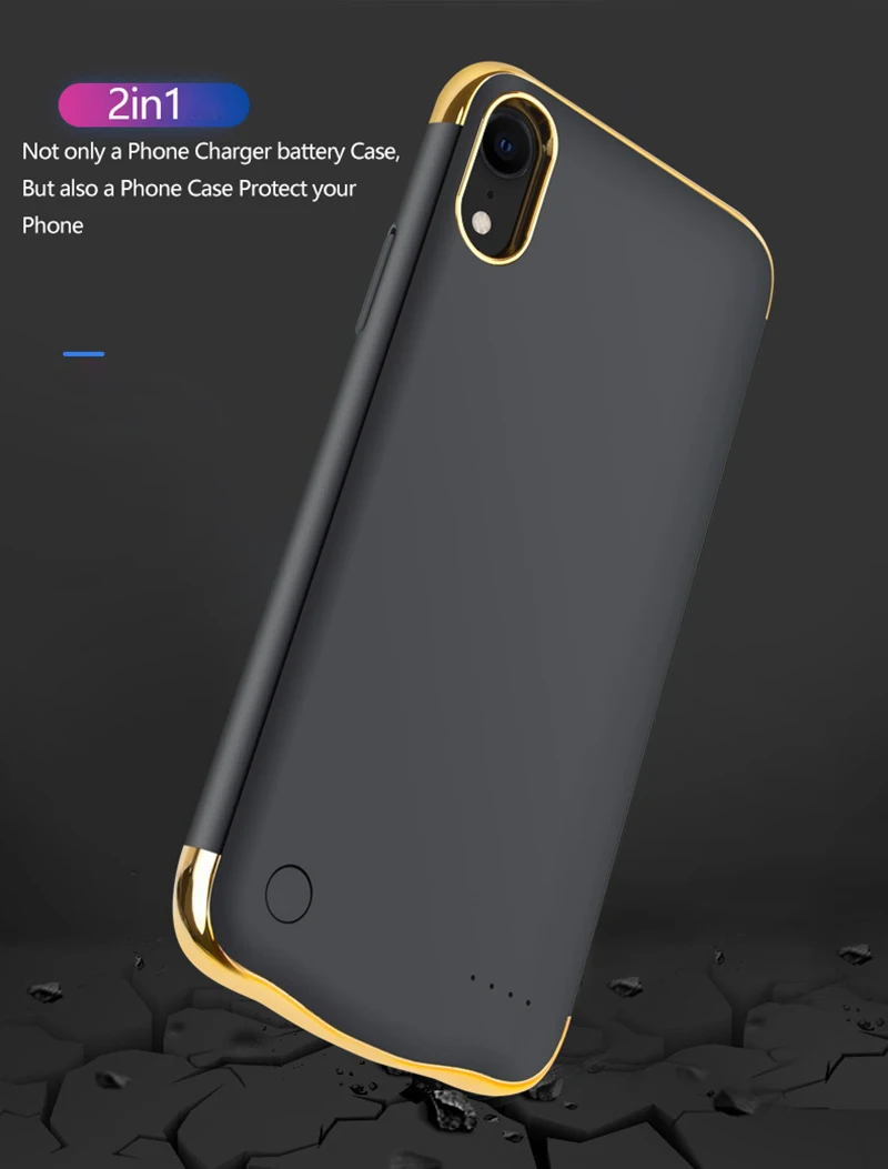 5500/6000 мАч Внешний аккумулятор зарядное устройство чехол для iphone X XS MAX XR чехол для батареи банк питания зарядки чехлы для iphone Xs max XR